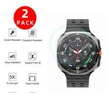 2X Tempered Glass Screen Protector for Samsung Galaxy Watch Ultra 47mm