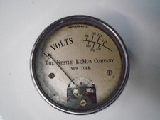 Nestle LeMur Co. Volt Meter Gauge