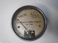 Nestle LeMur Co. Volt Meter Gauge