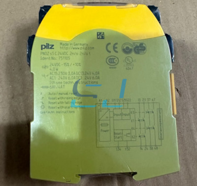 Brand new Pilz PNOZ s5 C 24VDC 751105 Safety Relay 751105 #F