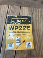Zareba WP22E Wood Post Insulators With Washers and Nails Missing 1 Insulator