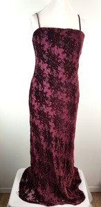 monsoon burgundy dress
