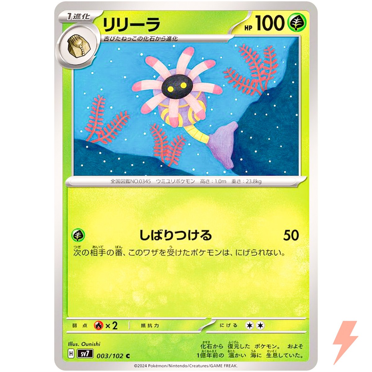 Lileep C 003/102 SV7 Stellar Miracle - Pokemon Card Japanese Lileep C 003/102 SV7 Stellar Miracle - Pokemon Card Japanese