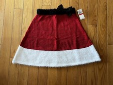 Mrs. Santa Claus Ladies XS Small skirt Christmas red new Planet Gold