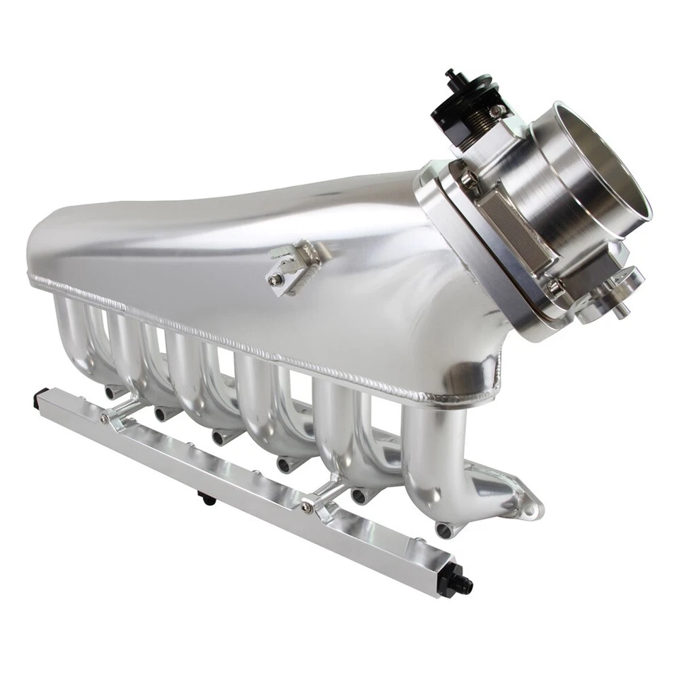 Billet Intake Manifold w/ Fuel Rail kit+Throttle Body BMW 325i 328i M3 Z3 M50 SL Foto 3 de 4