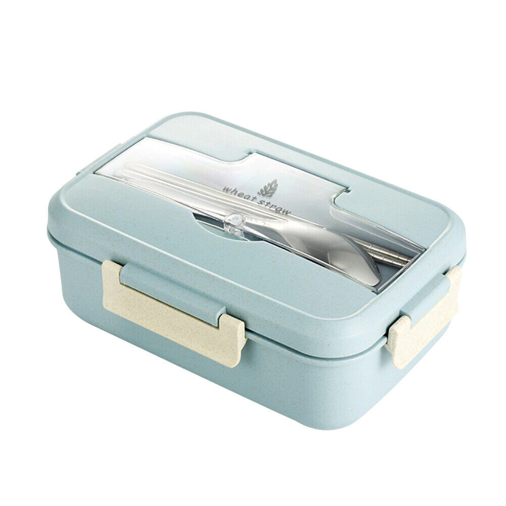 Wheat Straw Compartments Bento Food Container For Kids