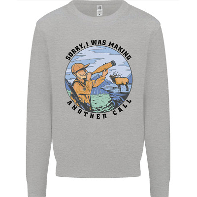 Lustiges Jagd Making Another Call Hunter Herren Sweatshirt Pullover