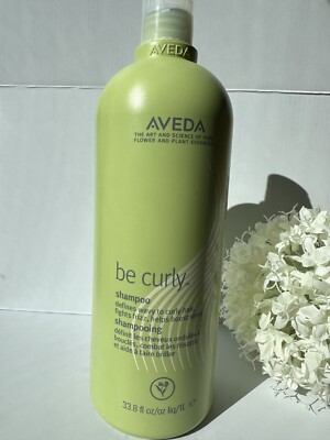 Aveda Be Curly Shampoo Liter 33.8 oz/1 Liter Fights Frizz, Boost Shine Brand New