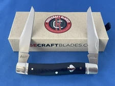 RoseCraft Blades RCT018 Sequatchie River Muskrat Knife Black Micarta D2 Blades