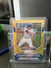 2021 Panini Prizm Baseball Corey Seager Championship Stage GOLD 2/10 CS3 Dodgers