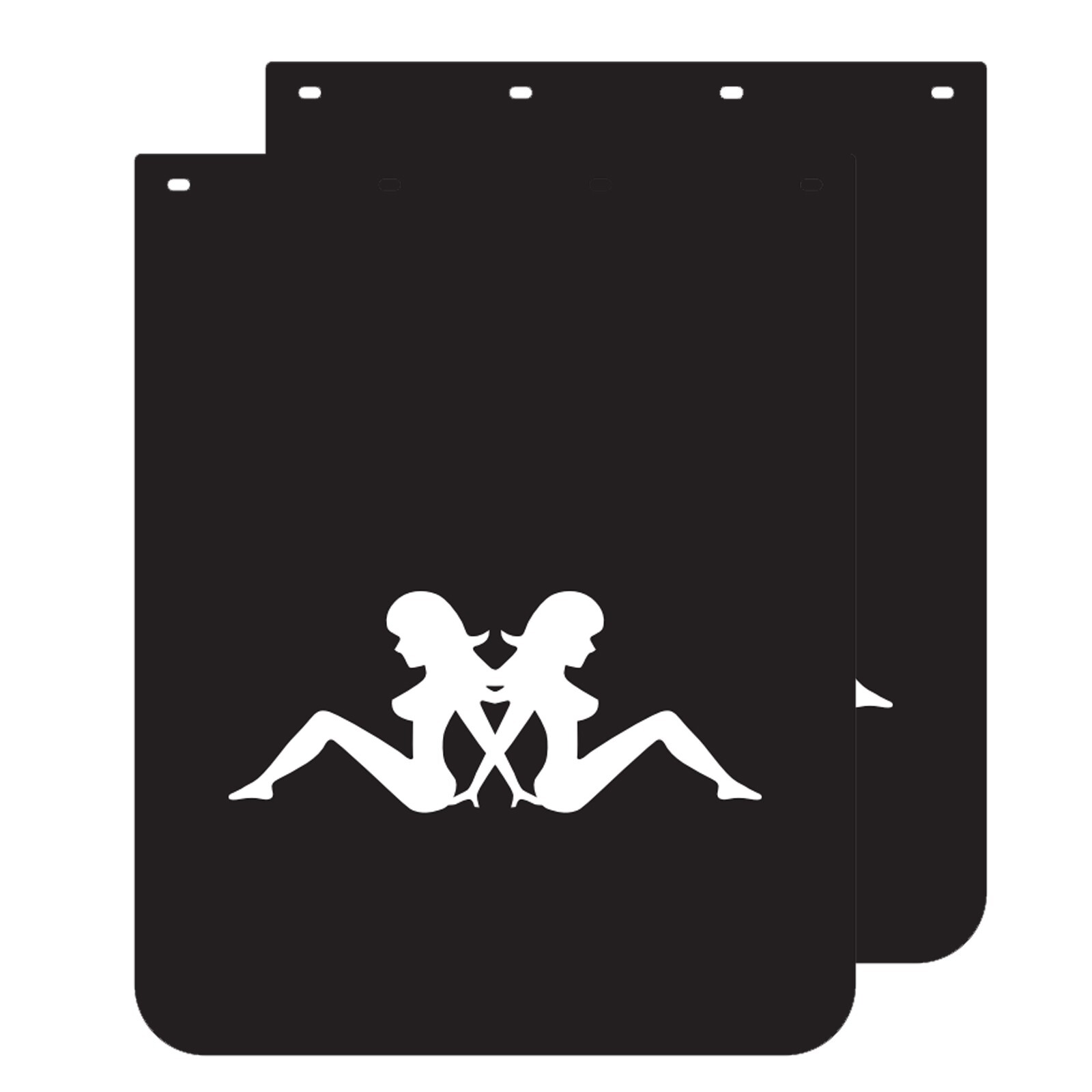 24x30 inch Universal Heavy Duty Semi Truck Mud Flaps 2 Pack