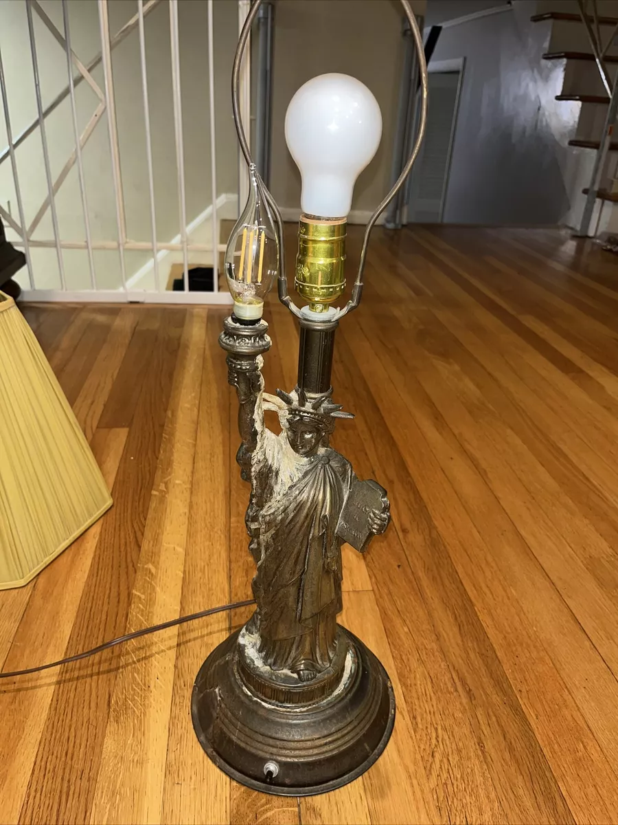 Statue of sale liberty lamp antique