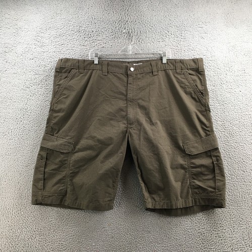 Carhartt Relax Fit Cargo Short Pants Mens 50 Green High Rise Zip Fly Pockets