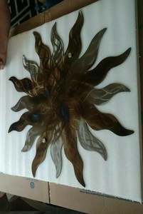 Outdoor Wall Decor Sun Patio And Garden Art Home Decor Plasma Cut Metal Wall Art Ebay