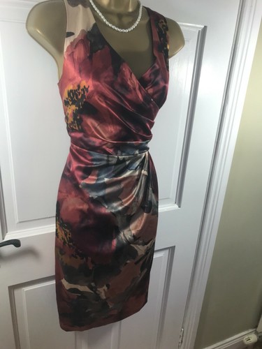 Kaliko Multicoloured Patterned Lined Dress, UK 16, Perfect Condition - Was £110 - 第 4/10 張圖片