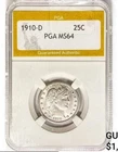 U.S. 1910-D Barber Quarter