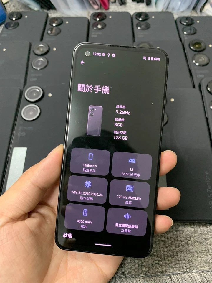 Asus Zenfone 9 128/256GB Qualcomm SM8475 Android Smartphone Google play global - Image 2 of 4