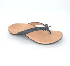 2226 Vionic Womens Rest Bellai WVN Toe Post Sandal Black Size 11 US