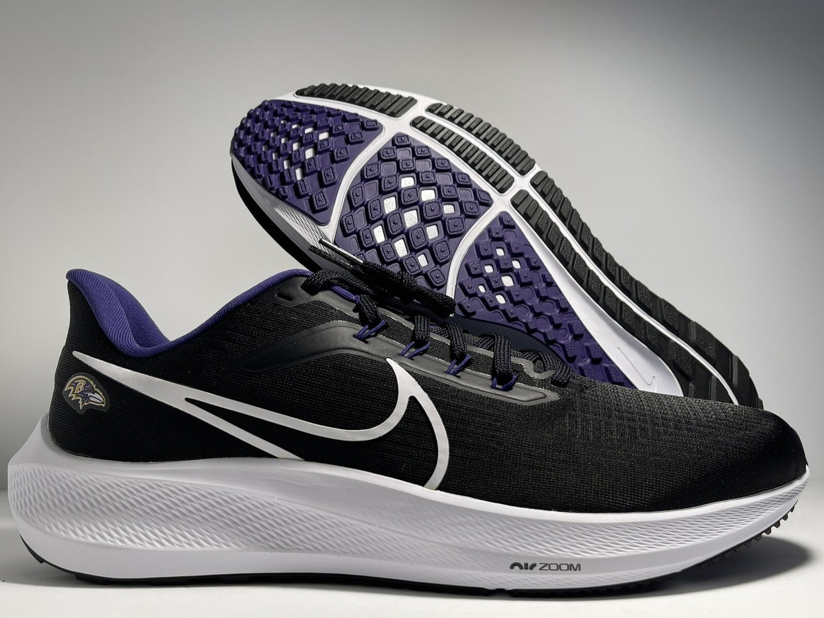Nike Air Zoom Pegasus 39 Baltimore Ravens Running Shoes Men\'s Size 10 DR2043-001 Baltimore Ravens Nike Pegasus Zoom 12 (45) | Mercari main image 4