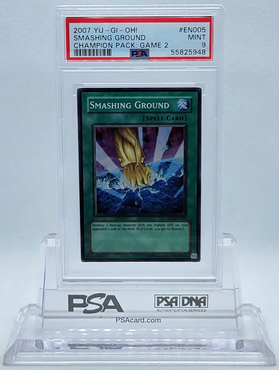 遊戯王 地砕き 英語版 CP02-EN005 31587 YUGIOH CHAMPION PACK CP02-EN005 SMASHING GROUND SUPER RARE
