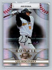 2008 Donruss Threads Gerardo Parra #150 Autograph Rookie  Panini /999