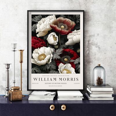 William Morris Druck, William Morris Ausstellung Poster Floral, Blume (242c)