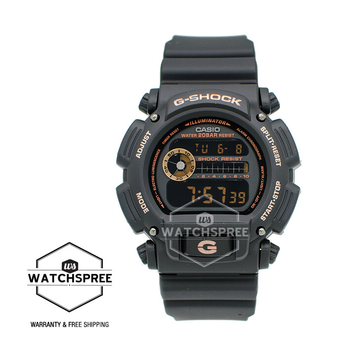 Casio G-Shock Special Color Black Resin Band Watch DW9052GBX-1A4