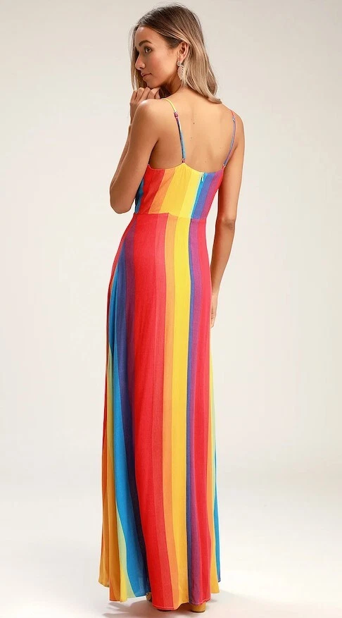 Lulus rainbow deals dress
