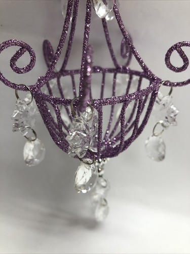 Set of 2 Katherine's Collection Dreaming Chandelier Ornaments #22-922579 - NEW! - Picture 4 of 9