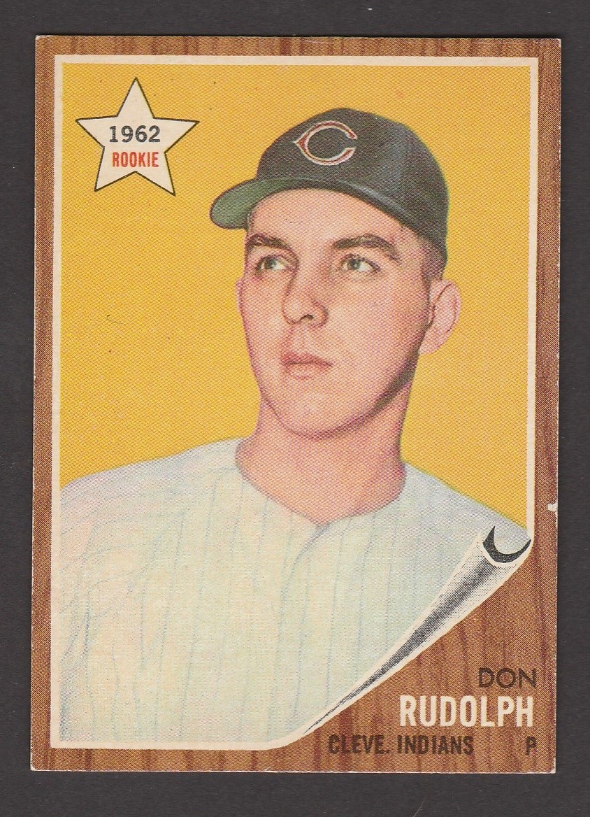 1962 TOPPS BASEBALL # 224 DON RUDOLPH 13067 | eBay