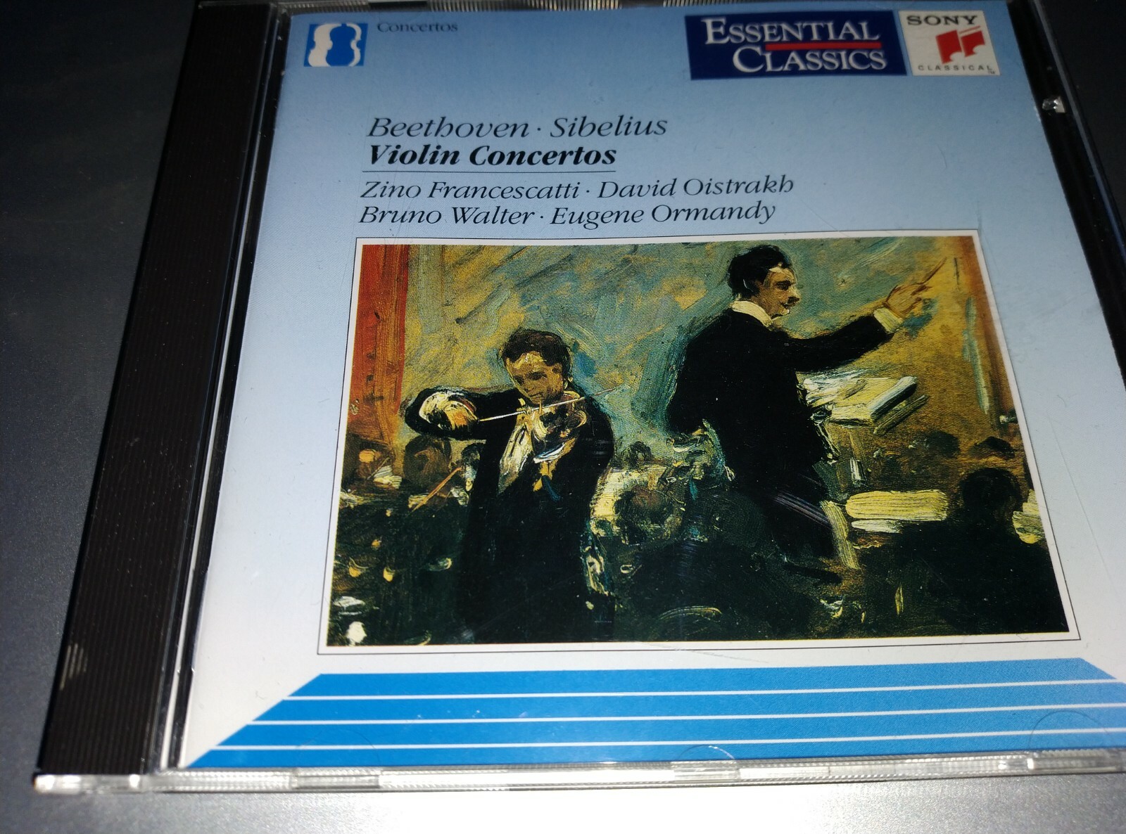 BEETHOVEN SIBELIUS VIOLIN CONCERTOS Bruno Walter Zino Francescatti D