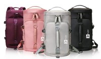 Sport Gym/Travel Duffel Bag with Shoe Compartment and Wet Pocket Water-Resistant
