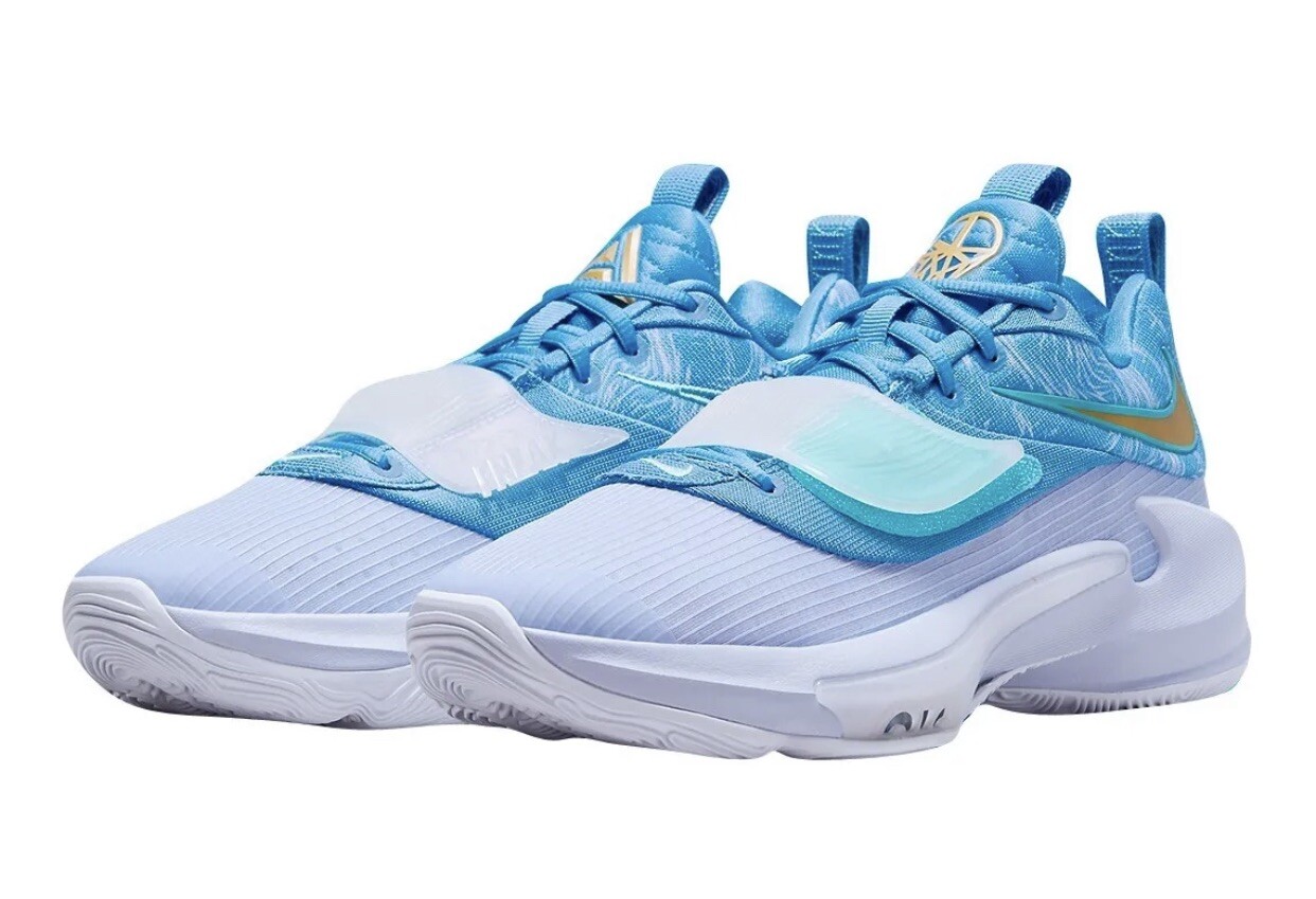 Nike Giannis Zoom Freak 3 Dutch Blue Basketball Shoes DA0694-401 Mens Size  10 | eBay