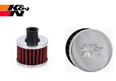 K&N performance crankcase engine filter breather 16mm 17mm 18mm 19mm