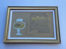 Painting Mid Century Modern SURREAL Expressionism Nicholas Kouninos FAMOUS RARE