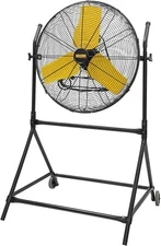 7900 CFM 24" Roll-About Tilt Stand Fan with Ball Bearing Powerful 2/5HP Motor