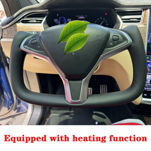 Yoke Steering Wheel for Tesla Model X/S 2014-2023 with Heated Leather - Picture 2 of 7