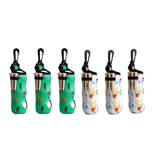 Borsa per palline da golf resistente con fibbia girevole a scatto da appendere allo zaino 4,5 cm x 14 cm - Foto 3 di 10