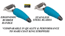 Master GROOMING Tools STRIPPER TOOL SET Stripping Hair King DEMATTING RAKE Coat