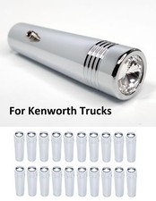 (Set/20) for Kenworth Clear Toggle Switch Extension 2-1/4 Long Chrome Metal