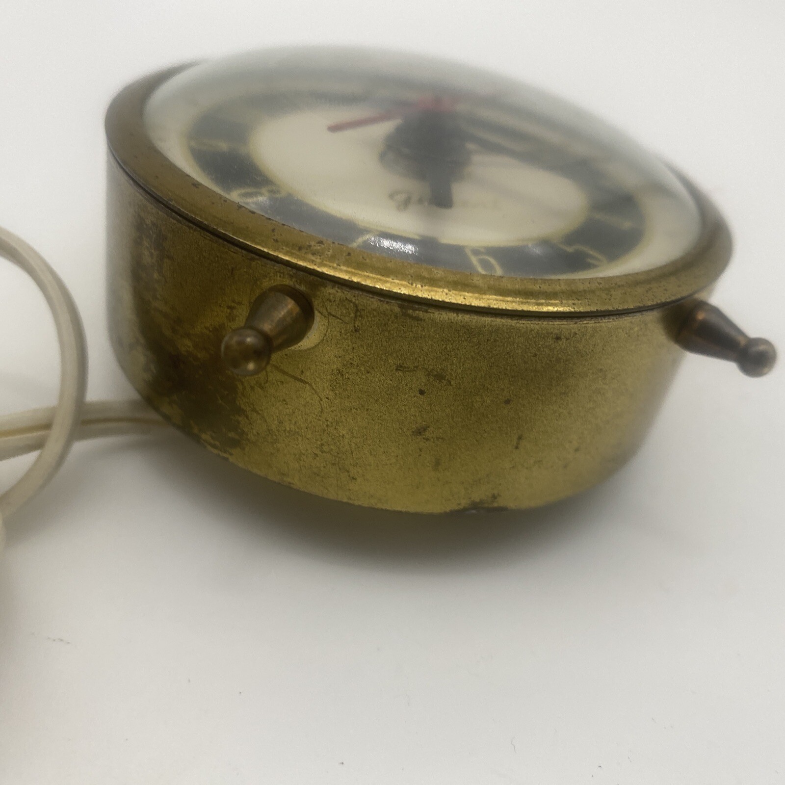 Vintage Gilbert Desk Nightstand Alarm Clock USA 247 Art Deco Works 1920&rsquo;s