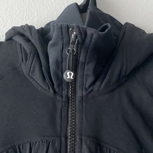 Lululemon Define Hoodie Damen Gr. 10 schwarz Taschen leichte Jacke mit Reißverschluss - Bild 6 von 17