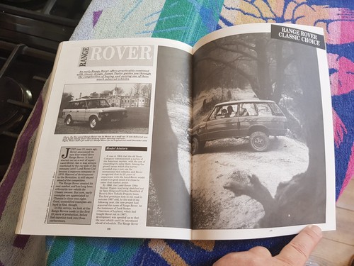Range Rover Classic 1970-1985 Brooklands Gold Portfolio Roadtest Book VGC V8 3.5 - Picture 20 of 23