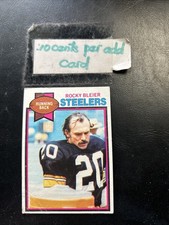 Baa 1979 Topps #522 Rocky Blier Pittsburgh Steelers Bleier
