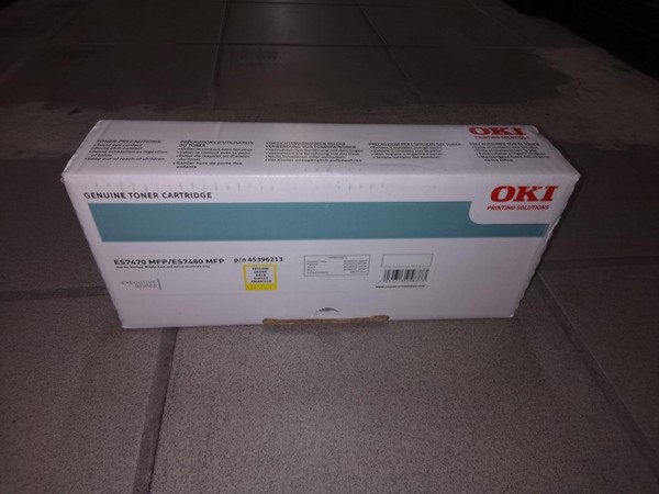 Okidata 45396213 Tonerkartusche Gelb 11.500 Seiten FüR Okidata ES7470 Mfp-image