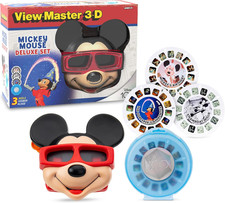 View-Master Mickey Mouse Deluxe Set, Disney 100 Edition - STEM, Retro, Fun Learn
