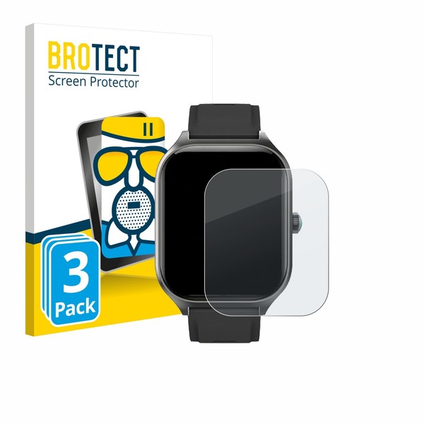 "3X Panzerfolie Schutzglas Matt FüR Forrlite Smartwatch 2.01\" Displayschutz"-image