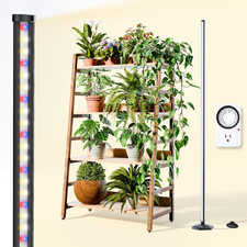 Indoor Plant Grow Light with Timer, 42W Full Spectrum, 3 Modes, Dimmable