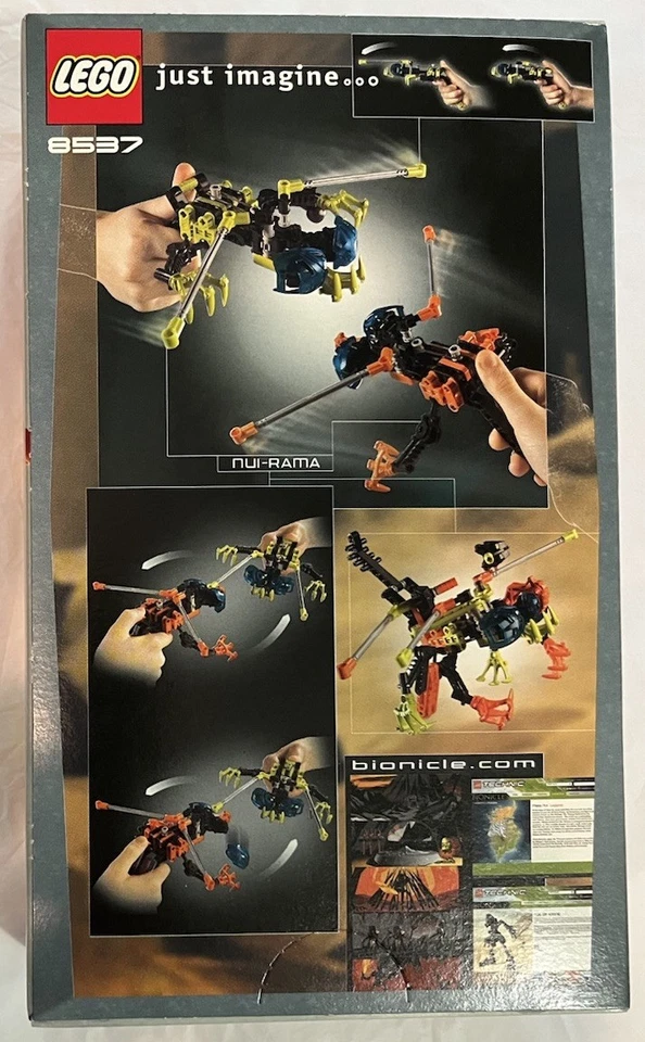 LEGO Nui-Rama 8537 Technic Bionicle 2001 LEGO НОВЫЙ ЗАПЕЧАТАННЫЙ - Изображение 2 из 4