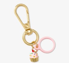 Tarte MARACUJA JUICY LOOP Cupcake Charm Key Chain for Lip Plump Gloss Oil
